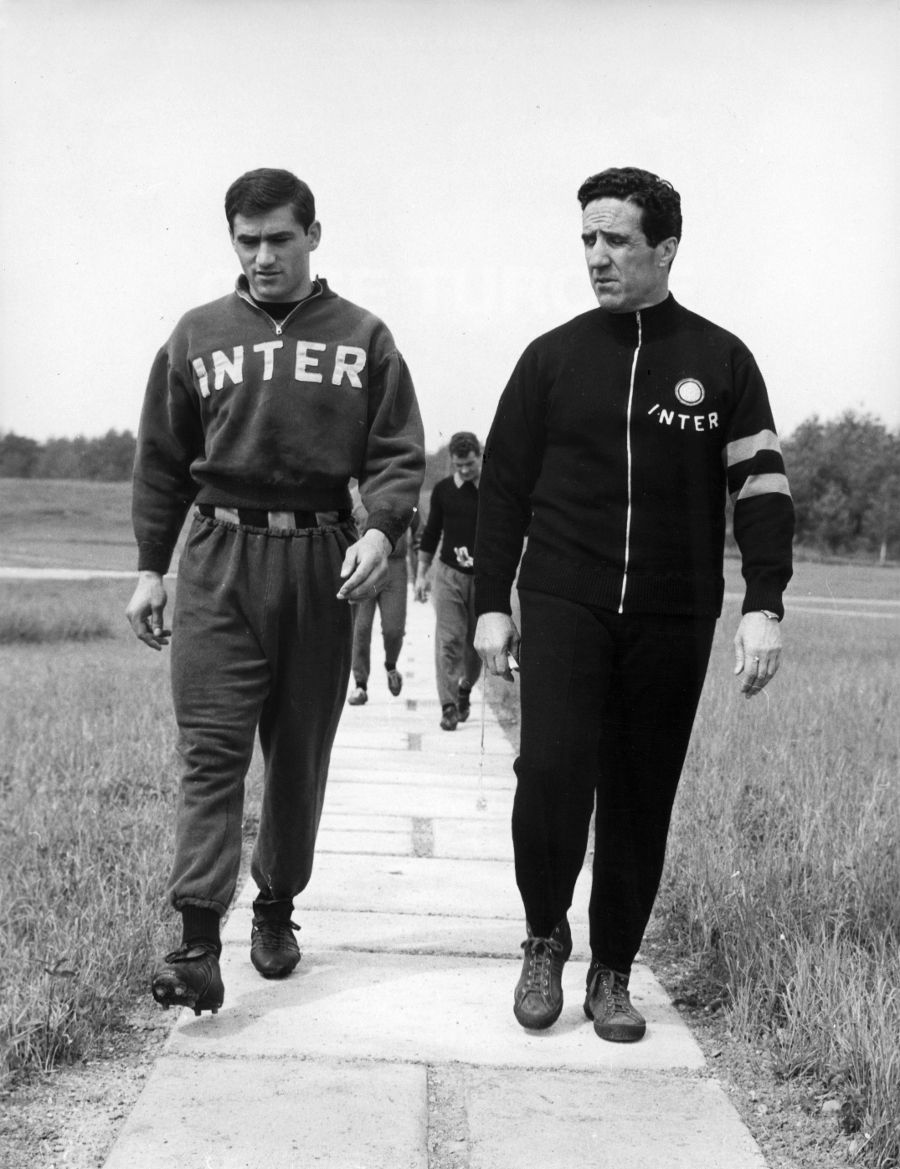 Burgnich, junto a Helenio Herrera el hombre que le llevó al Inter.