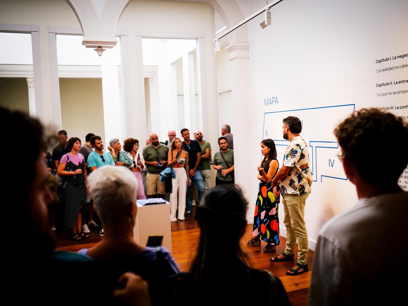 Exposicion en la Casa de la Cultura de Arrecife del artista JUIN
