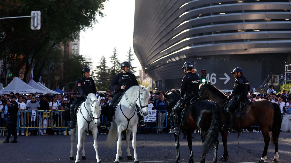 Imagen del Bernabéu antes de un partido