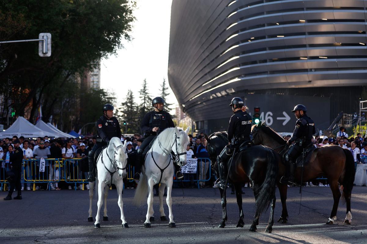 Imagen del Bernabéu antes de un partido