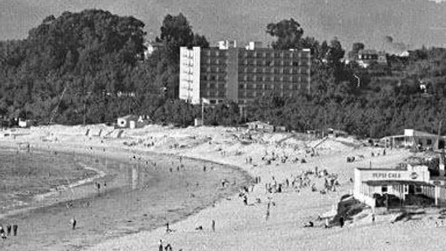 Imagen del hotel Samil en los años 70. // FdV