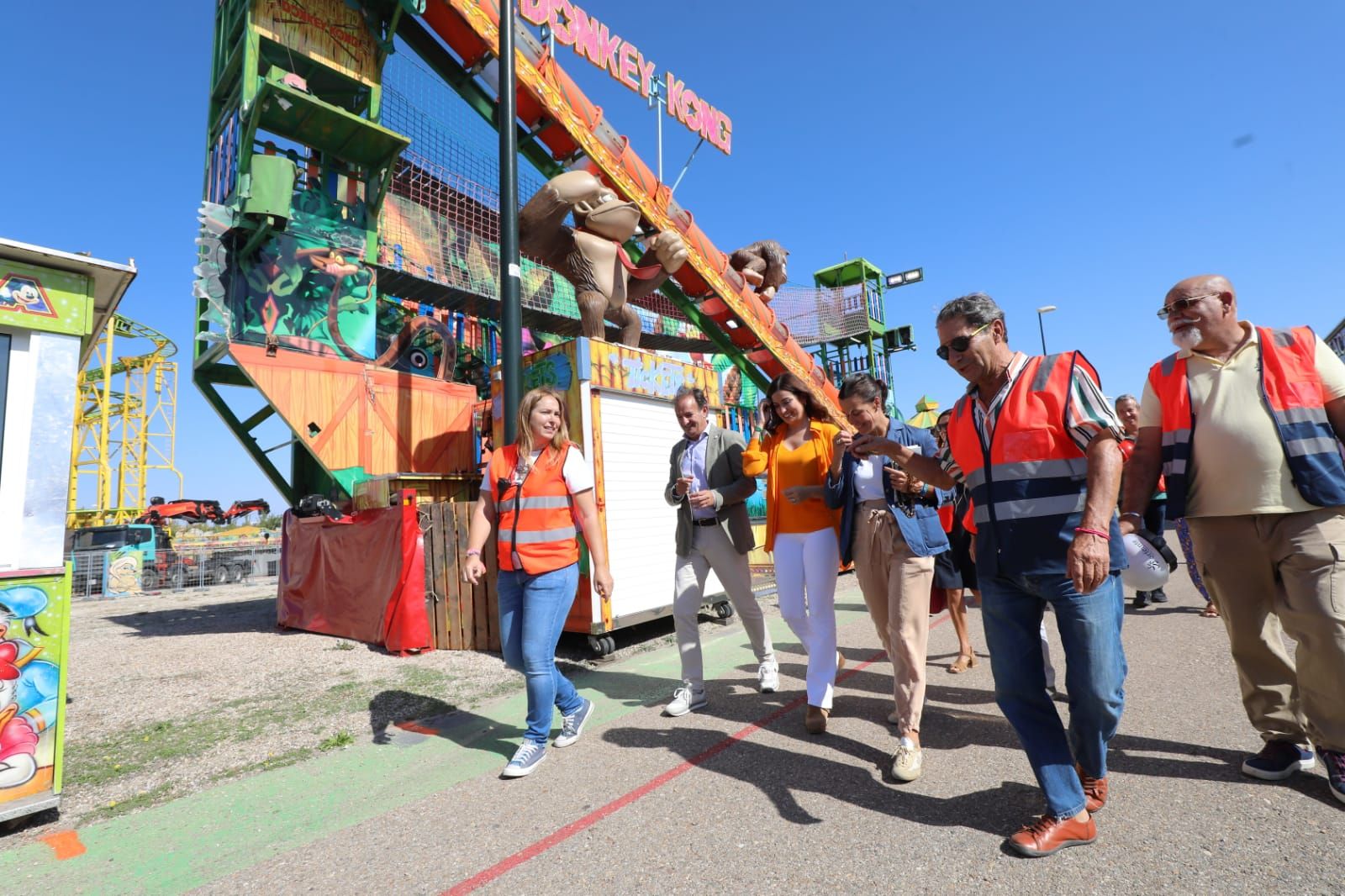 En imágenes | El recinto ferial se prepara para las inminentes Fiestas del Pilar