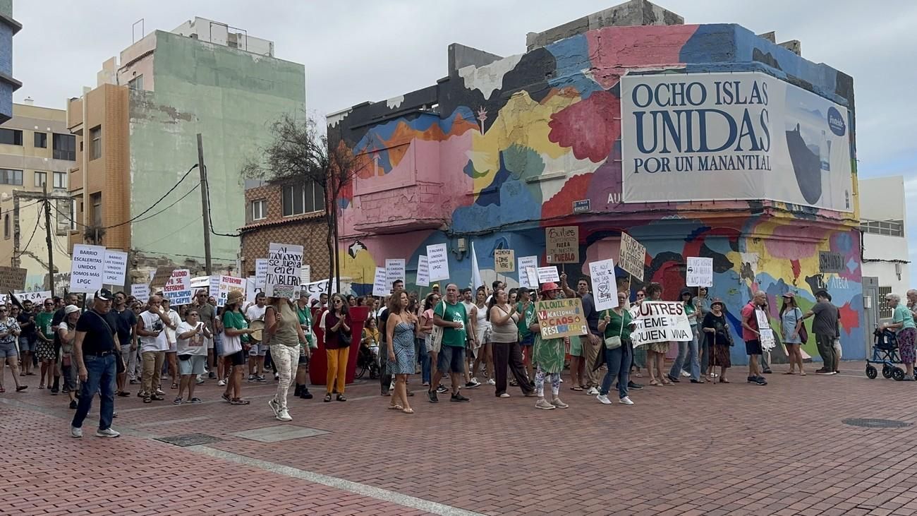 Manifestación en Guanarteme contra la gentrificación y la especulación inmobiliaria