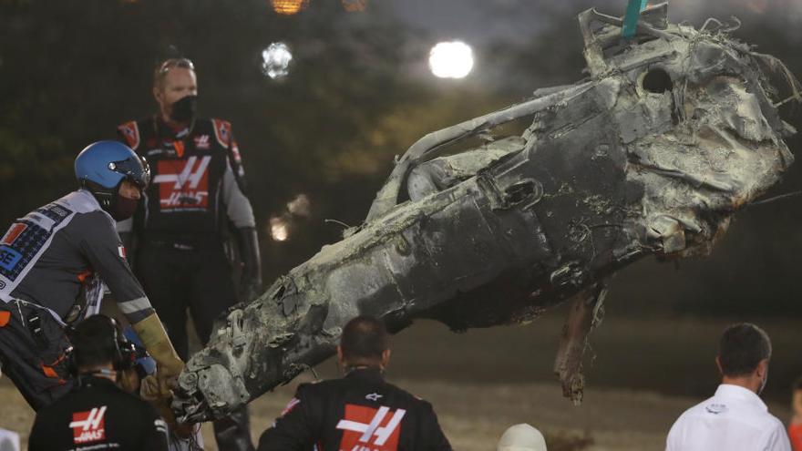 Grosjean, fora de perill després de patir un gravíssim accident al Gran Premi de Bahrain