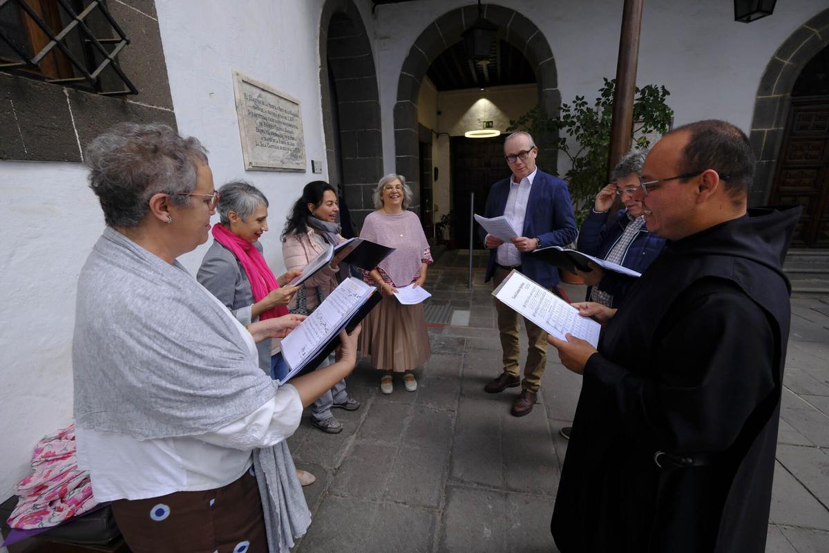 Ensayo del Coro que cantará a León XIV en la Catedral de Santa Ana Ensayo del Coro que cantará a León XIV en la Catedral de Santa Ana