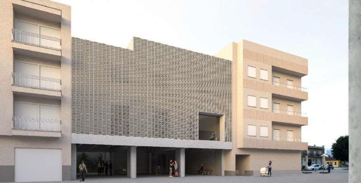 Figuración del futuro Centre Jove del Genovés.