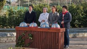 Pepe Rodríguez, Pepa Muñoz, Jordi Cruz y Samantha Vallejo-Nágera en Masterchef 12.