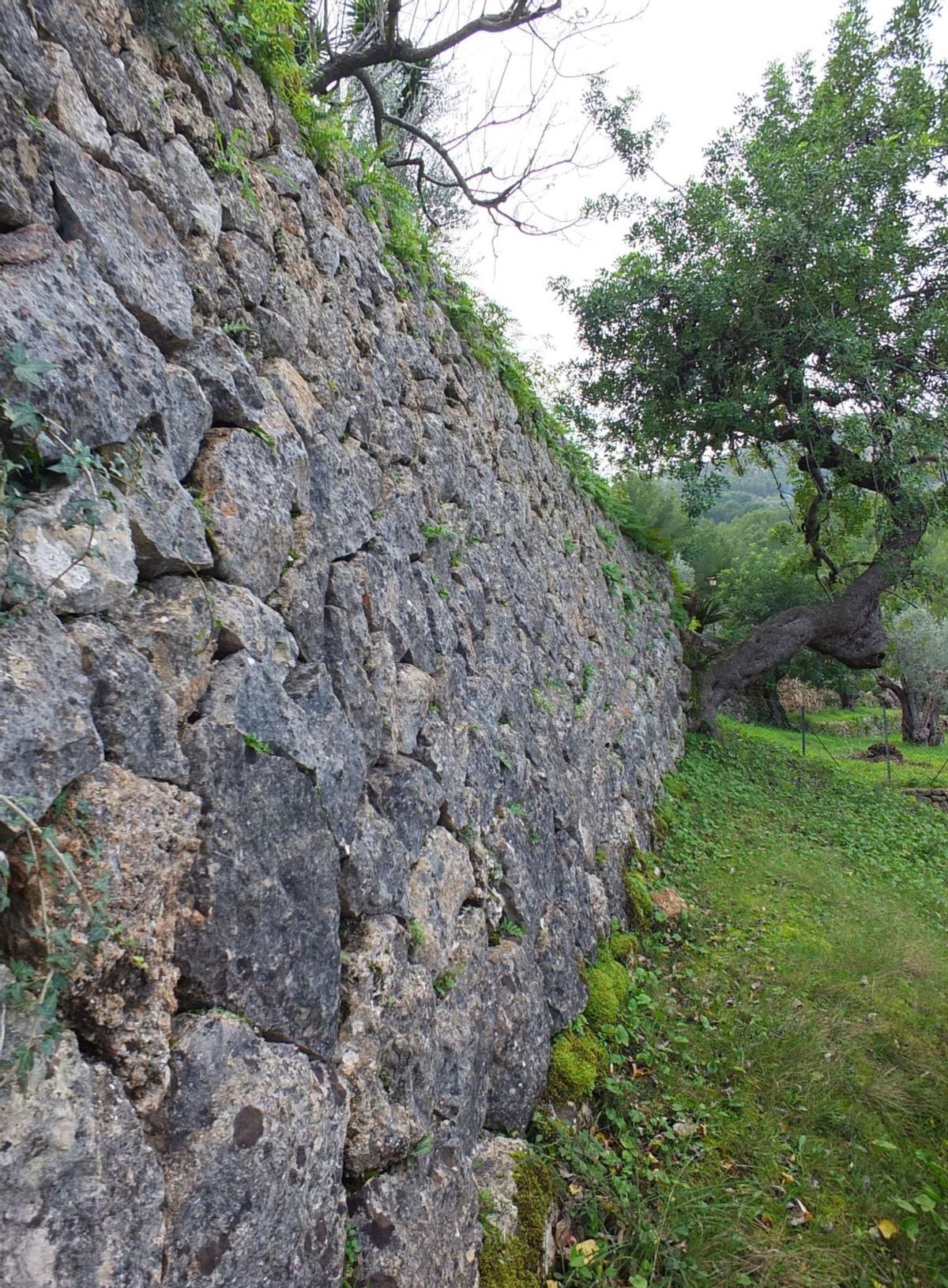 La ‘pedra en sec’ configurael paisaje de la Serra de Tramuntana. |  JOAN MORA