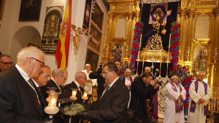 El acto paralitúrgico celebrado anoche en la iglesia de Santo Domingo de Cartagena.