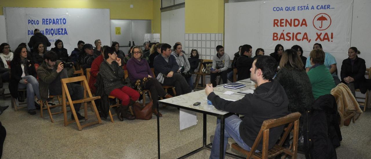 Una asamblea multitudinaria
de la ODS de Coia previa
a la pandemia.