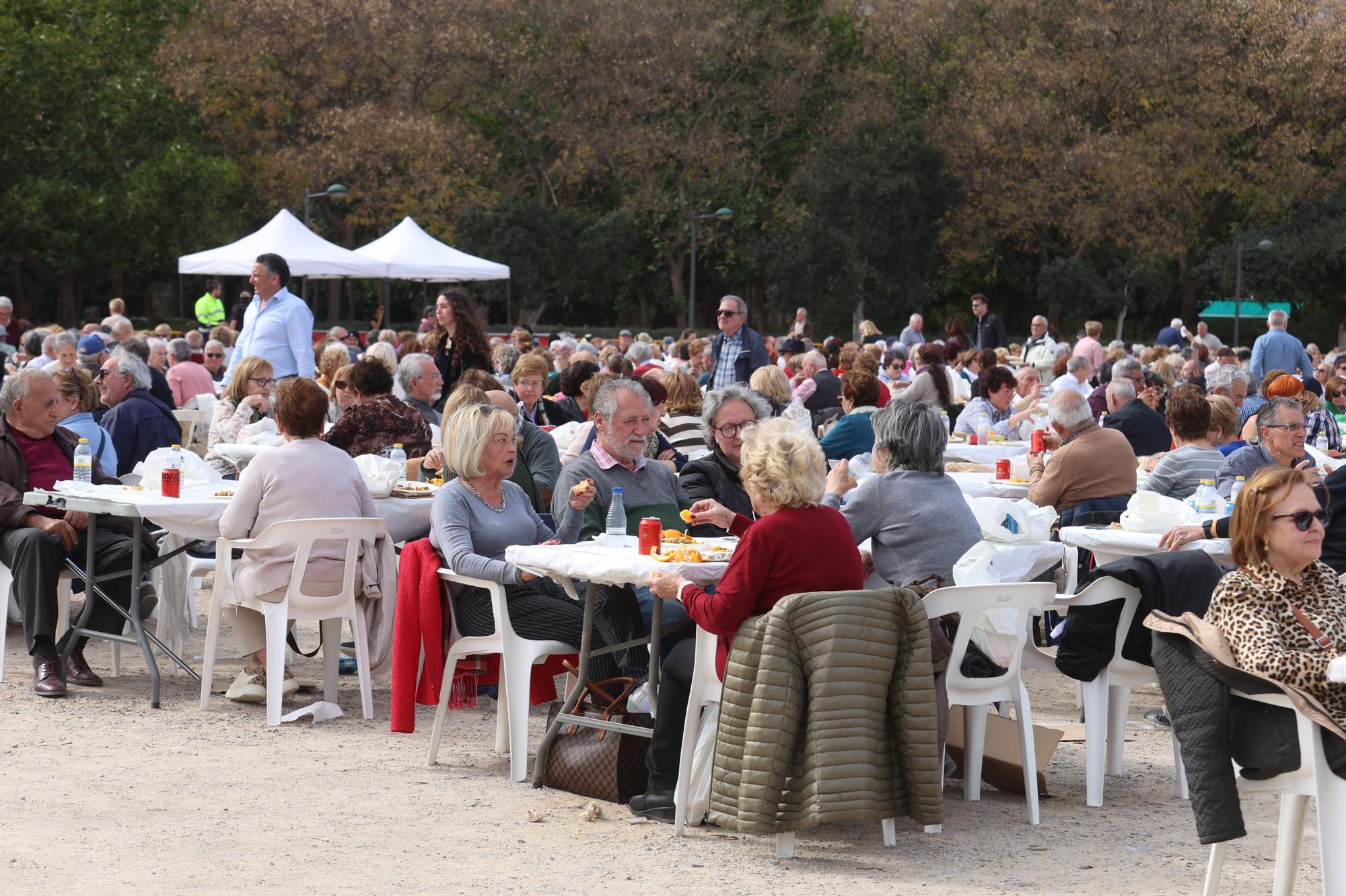 Paellas organizadas por la concejalía de atención a personas mayores del Ayuntamiento de València