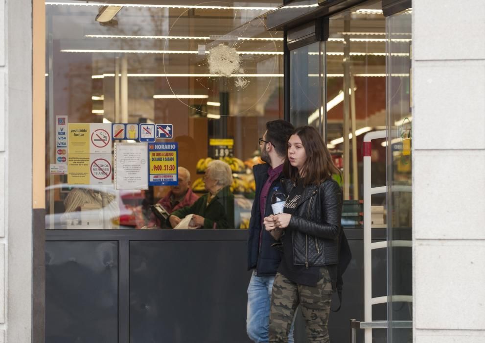 Tiros, miedo y tensión en un supermercado