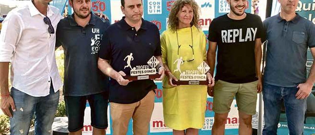 La Plaça d´Orient acogió ayer la presentación del II Trofeu Festes d´Inca al que acudió Dani Pendín.