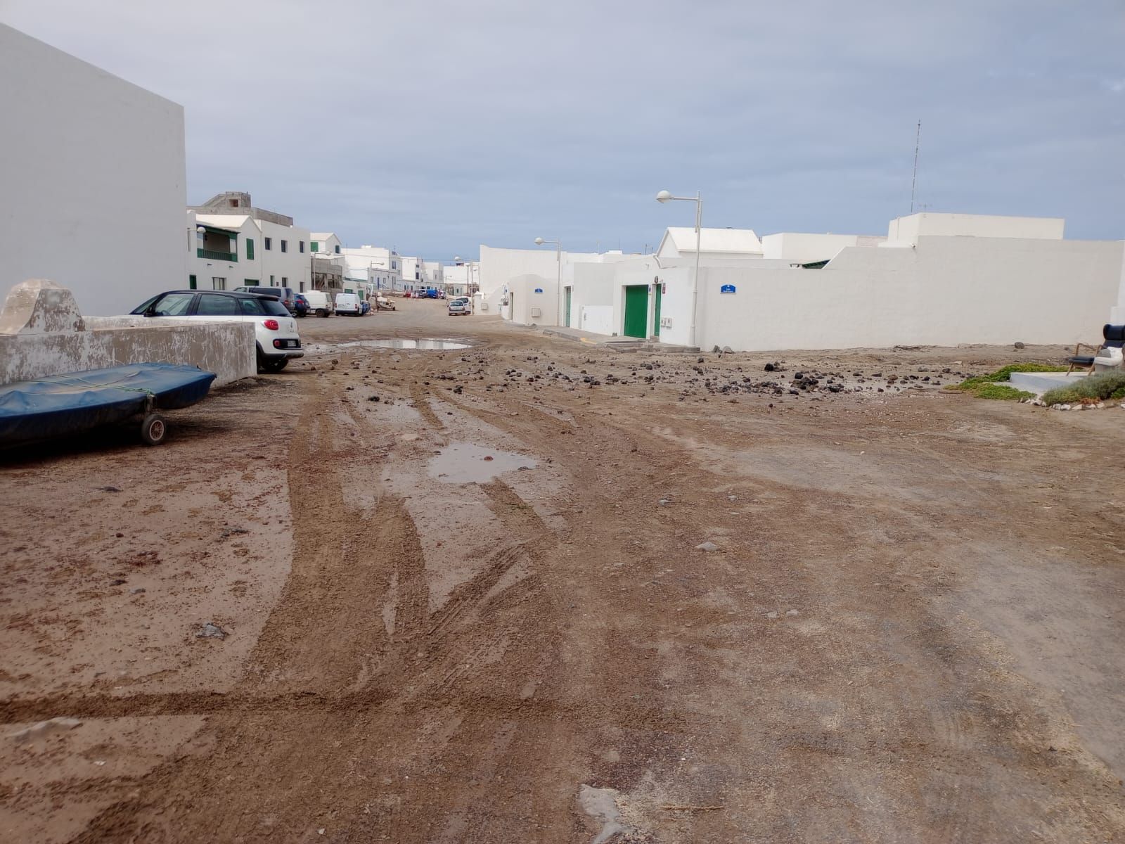 Temporal de mar en Caleta de Famara