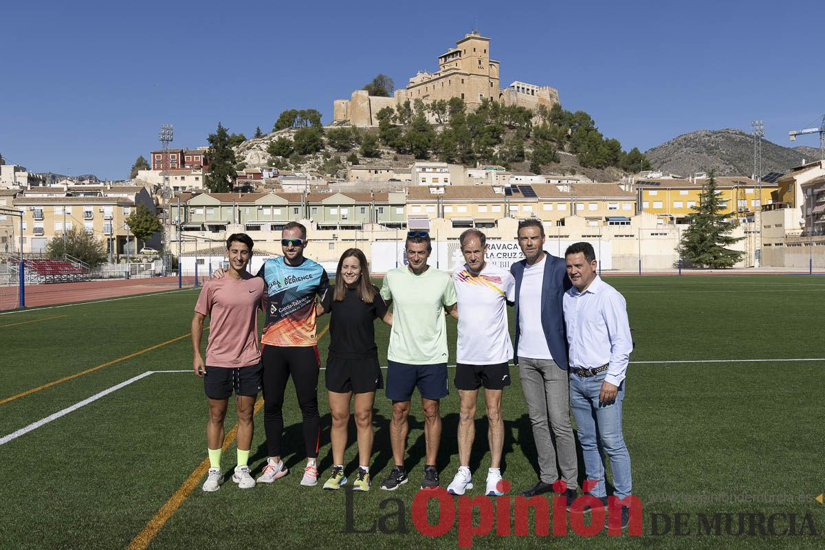 Abel Antón visitaba la Escuela Municipal de Atletismo de Caravaca