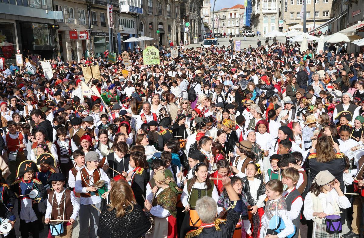 Los más pequeños protagonizan su 'Reconquistiña' Los más pequeños protagonizan su 'Reconquistiña'