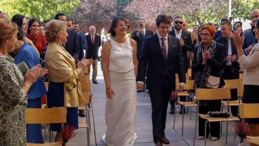 Enlace de María Nistal y Luis Garrido en la Fundación Afonso Henriques