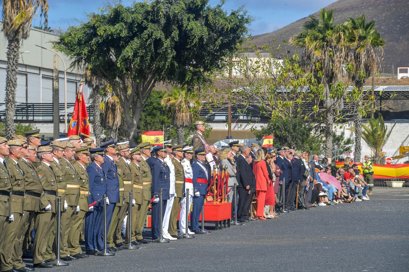 Celebración del día de la patrona de Infantería en Las Palmas de Gran Canaria