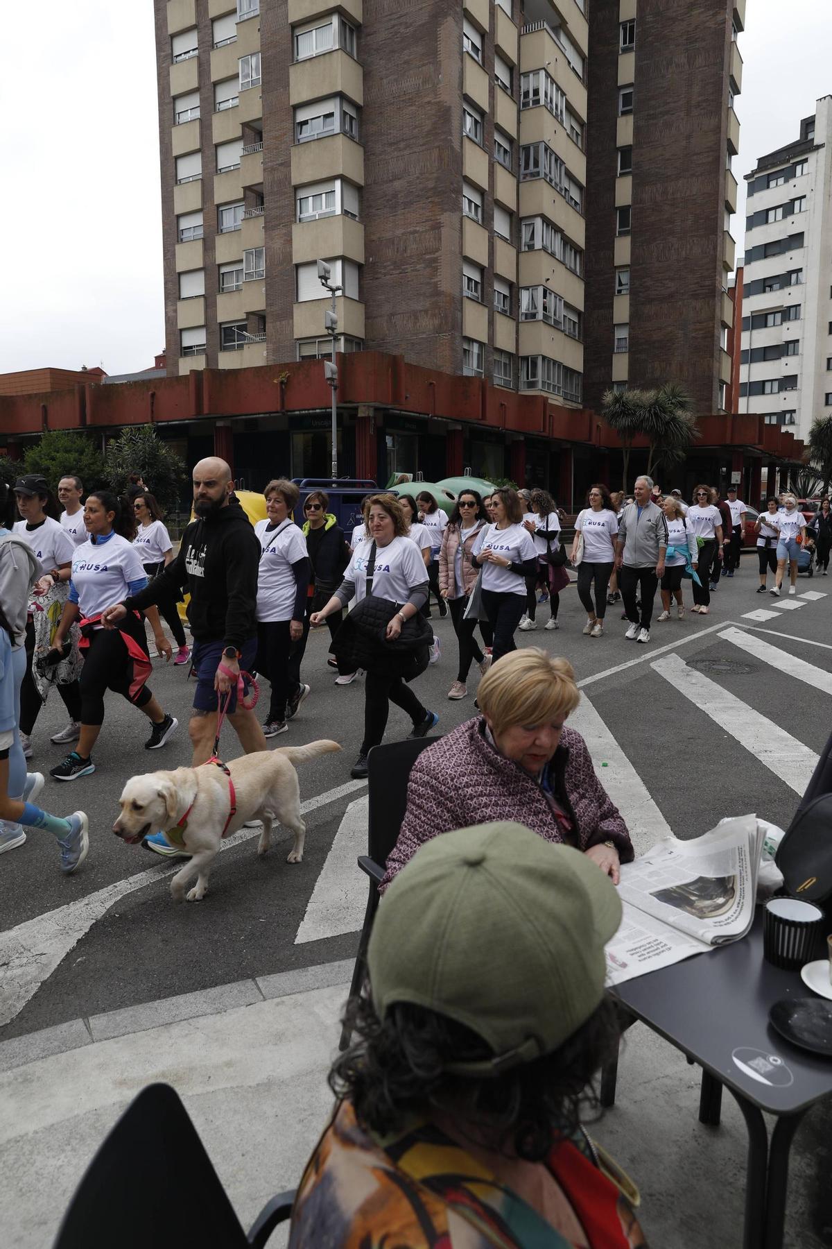 EN IMÁGENES: marcha conmemorativa del 50.º aniversario del HUSA, de Avilés EN IMÁGENES: marcha conmemorativa del 50.º aniversario del HUSA, de Avilés