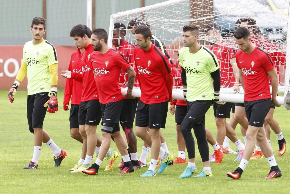 Entrenamiento del Sporting