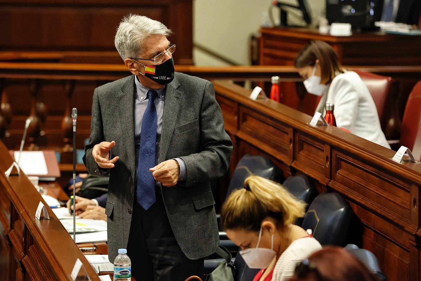 Pleno en el Parlamento de Canarias (9/2/21)