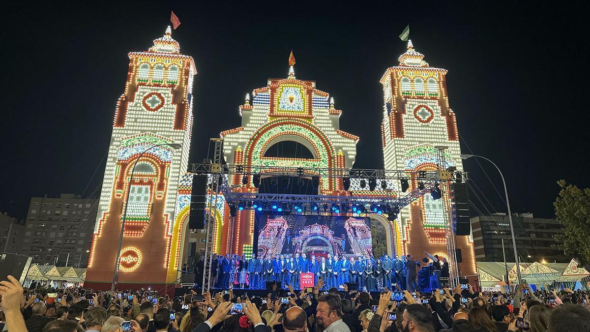 VÍDEO | Así ha sido el alumbrao de la Feria de Abril 2025