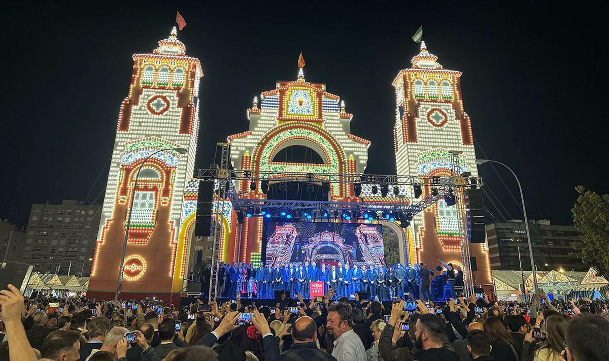 VÍDEO | Así ha sido el alumbrao de la Feria de Abril 2025