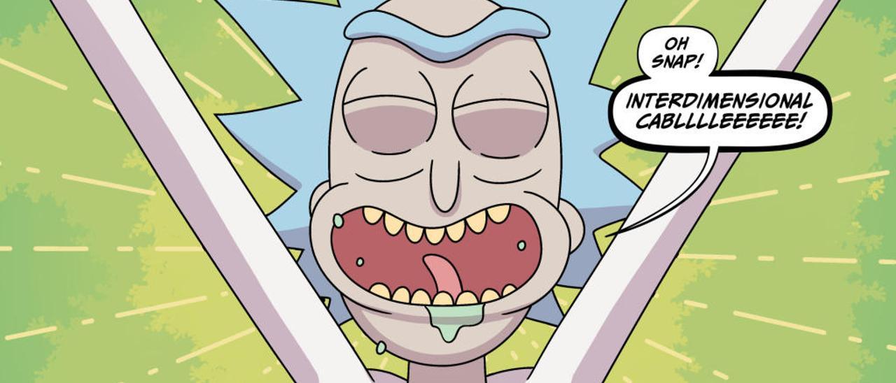 David Puste dibuja a «Rick y Morty», el humor punzante de éxito en EE UU