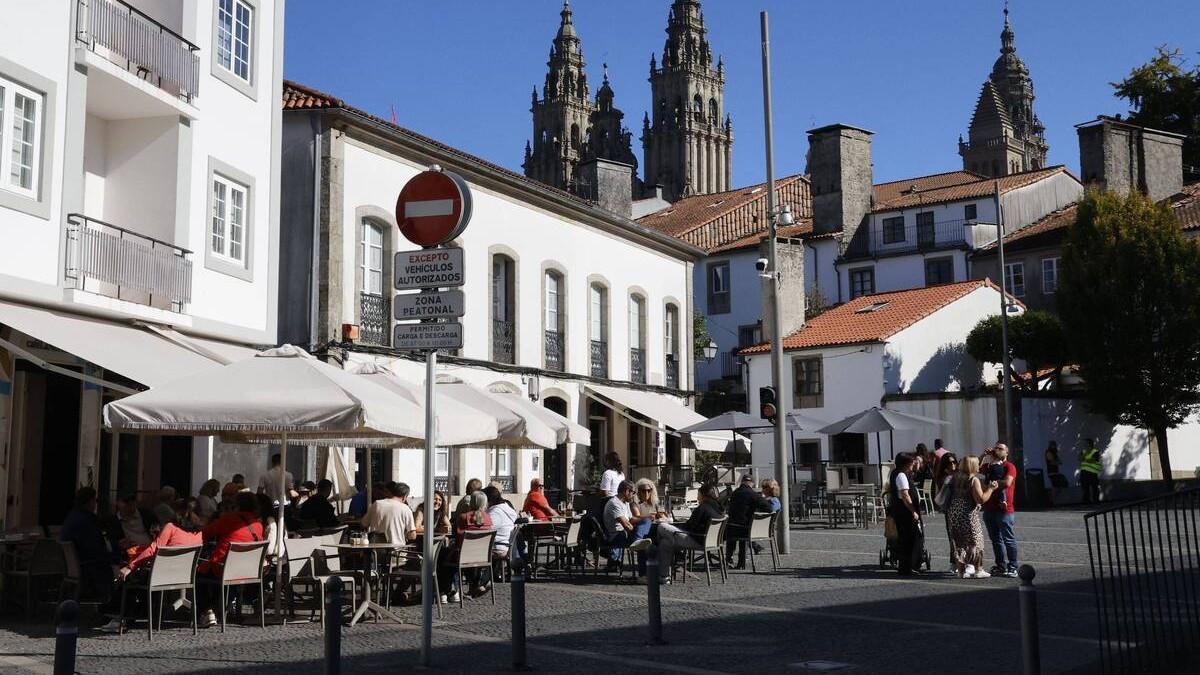 Las terrazas de los bares volvieron a estar llenas de gente durante el fin de semana