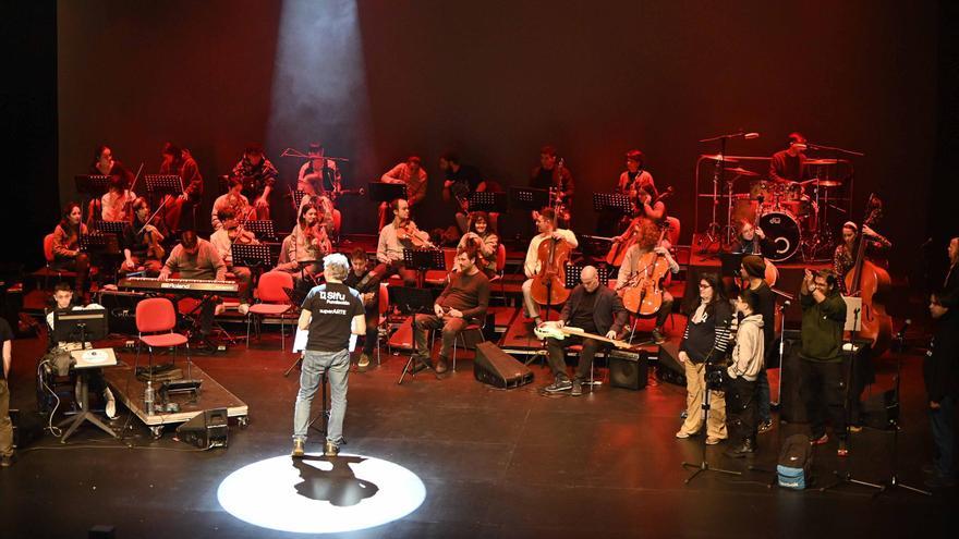 Los artistas de SuperArte ensayan en Vigo antes de su gran noche