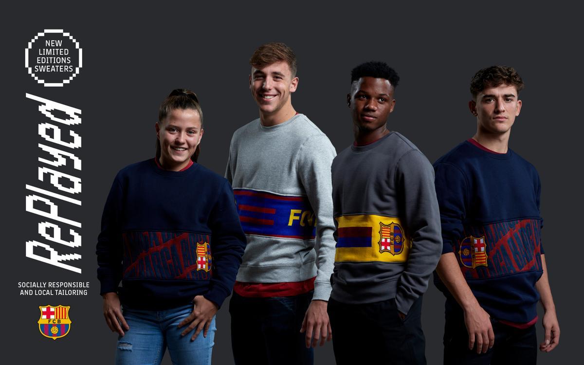 ‘Replayed’, la nova col·lecció càpsula de moda urbana del Barça inspirada en les bufandes del club