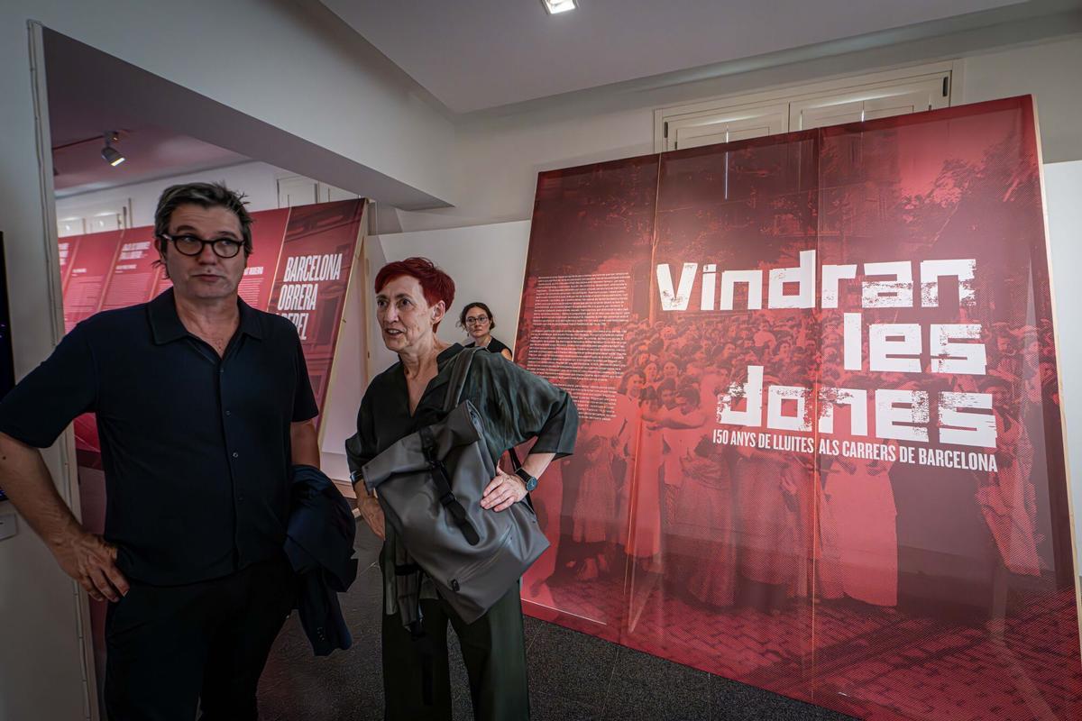 Exposición Vindran les dones. 150 anys de lluites als carrers de Barcelona, una muestra del Museu d'Història de Barcelona este 2 de junio de 2026.