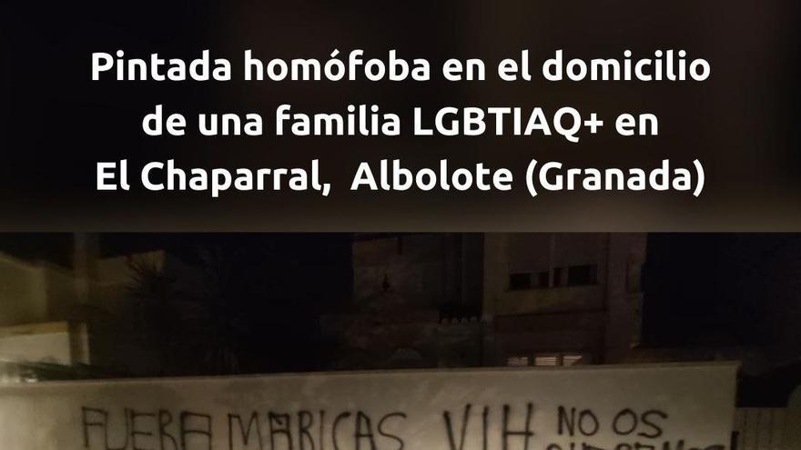 &quot;Fuera maricas VIH. No os queremos&quot;: una pareja gay recibe una carta amenazante tras denunciar pintadas homófobas