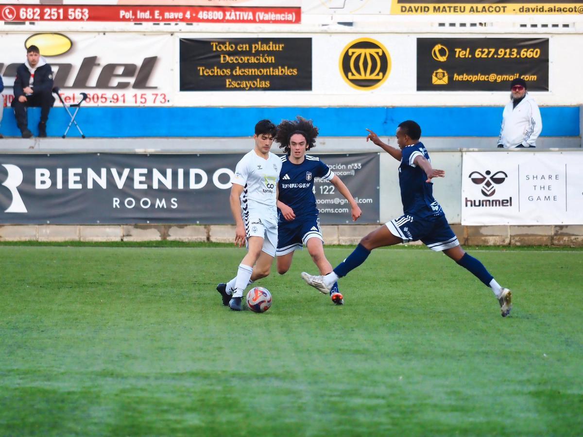 El Olímpic en el partido disputado ante el Benidorm en la Murta.