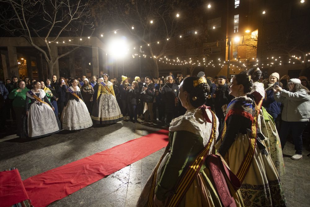 Nit d'Albaes en la Plaza Ibérica del Port de Sagunt