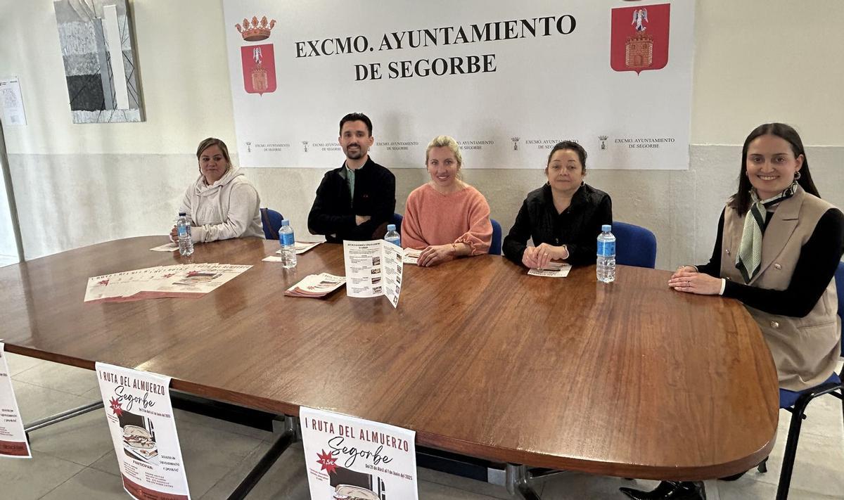 Imagen de la presentación de la rura del almuerzo ideada por el Ayuntamiento de Segorbe.