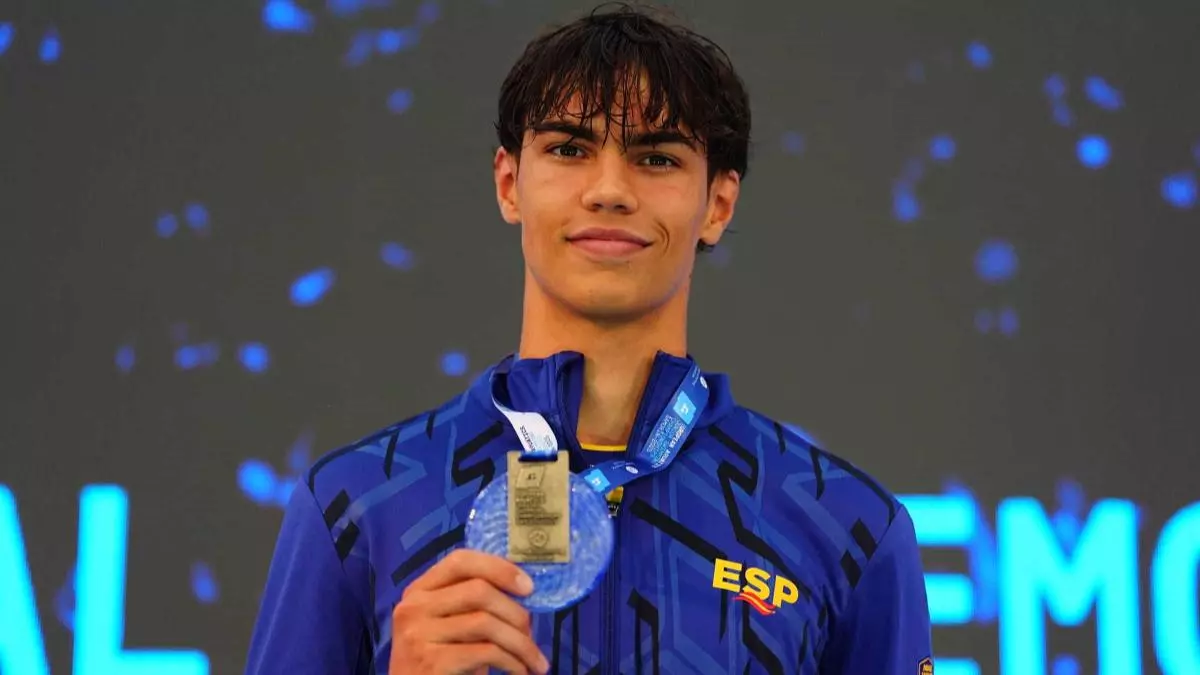 Luca Hoek, campió d’Europa júnior amb rècord d’Espanya als 100 lliures