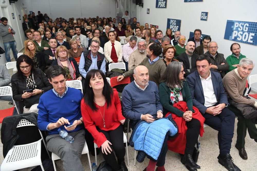 Debate de candidatos a primarias del PSOE coruñés