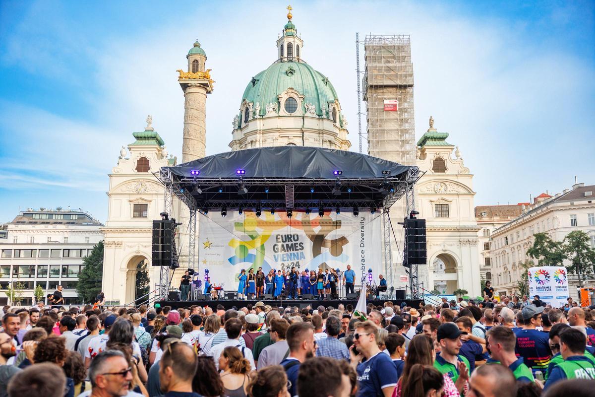 Viena acoge los EuroGames 2024, el mayor evento deportivo para promover la diversidad sexual y de género