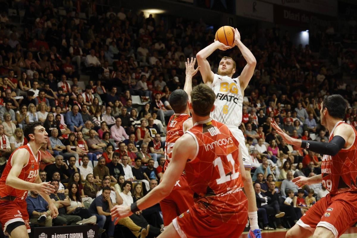 Girona. Pavello de Fontajau. Partit Basquet Girona-Manresa. Lliga ACB. Temporada 2025-2026.