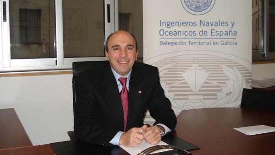 Luis Carral Couce, presidente del Colegio de Ingenieros Navales.