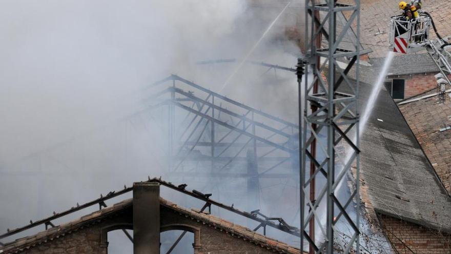 Una imatge de l&#039;incendi mortal, ocorregut el març del 2010