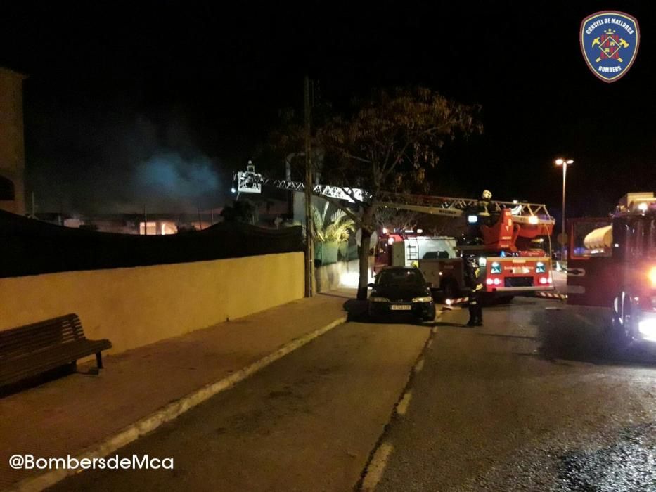 Alarma por un incendio en Capdepera