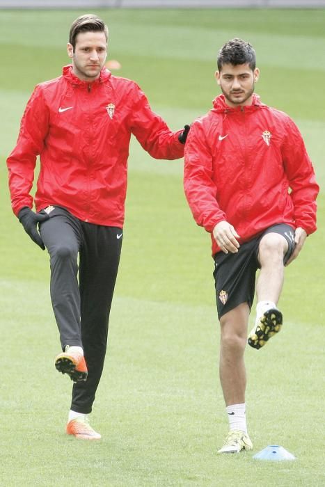 Entrenamiento del Sporting