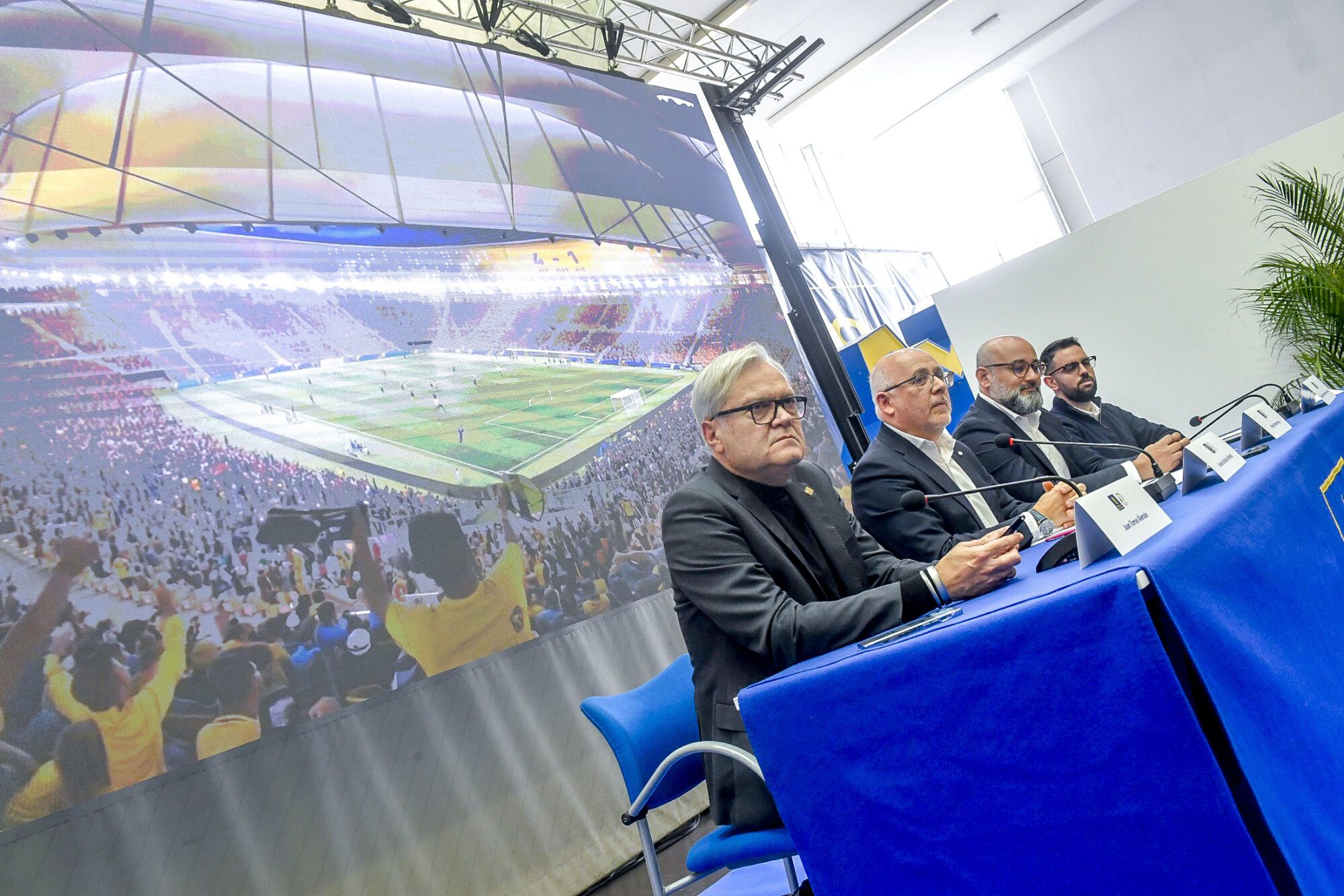 Presentación del proyecto ganador para la ampliación del Estadio de Gran Canaria