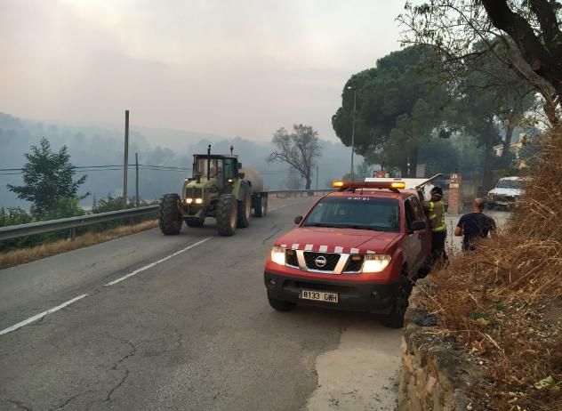 Incendi forestal a Vilopriu