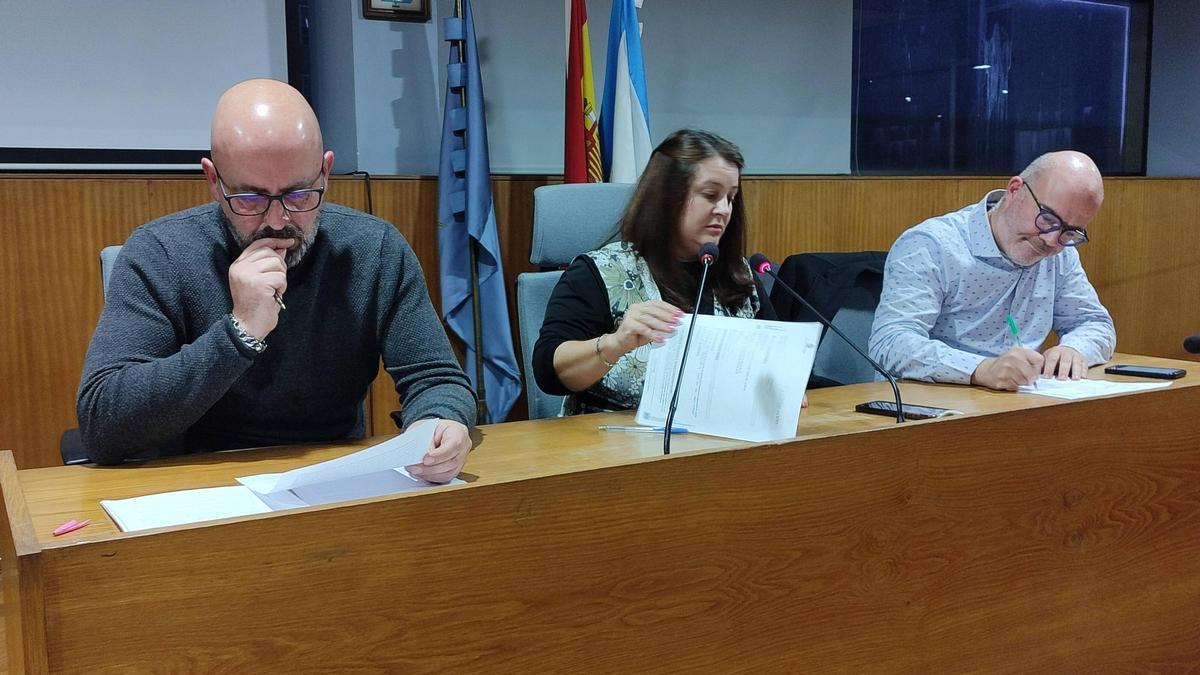 La alcaldesa de Cangas, en el último pleno