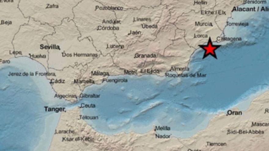 Terremoto de 2,3 grados esta mañana en aguas de Cabo de Palos