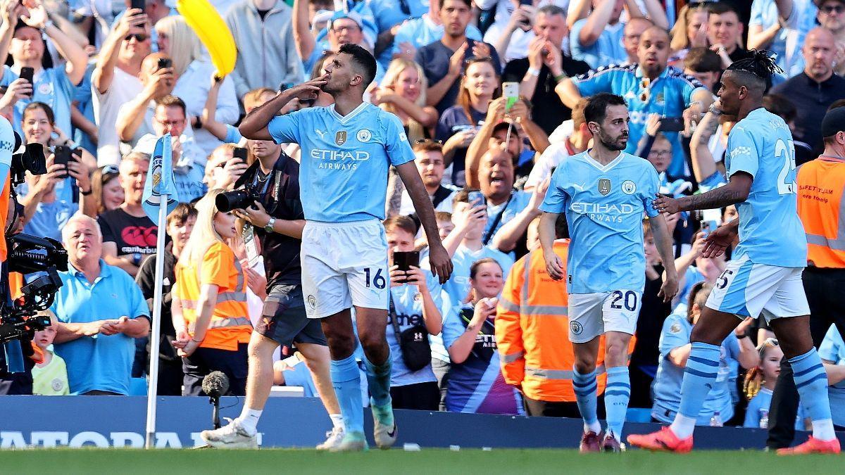 Rodrigo marcó el tercer gol del Manchester City