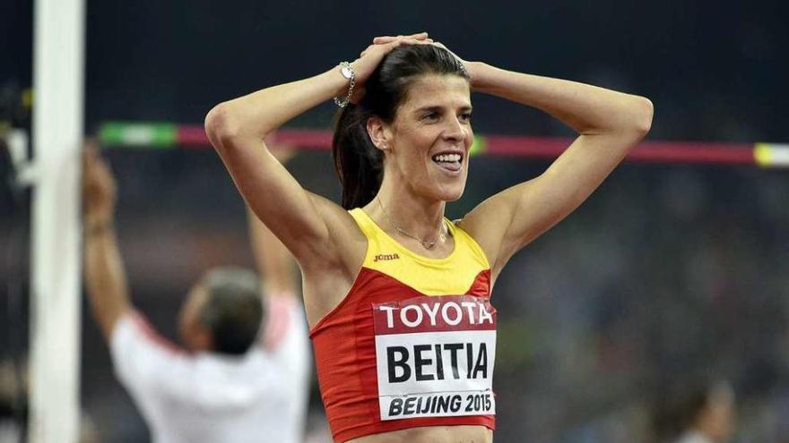 Ruth Beitia, quinta en el que &quot;posiblemente&quot; fuera su último Mundial al aire libre